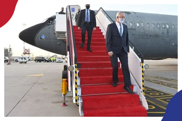 الأولى للخليج: ما دلالات زيارة وزير الدفاع الصهيوني للبحرين بطائرة السادات؟